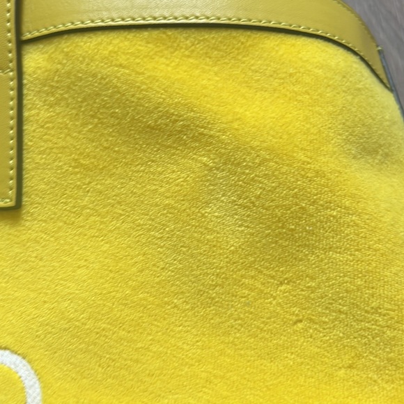 Jimmy Choo Nine2Five Logo Malibu Toweling East-West Tote Bag - Picture 5 of 12